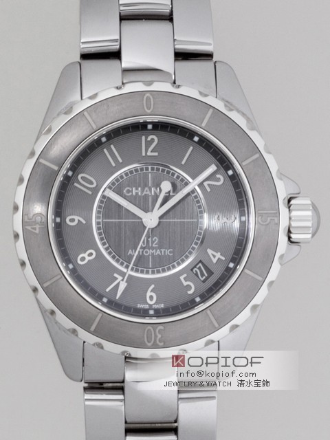 シャネルJ12 スーパーコピーシャネル クロマティック H2979 38mm チタンセラミックブレス 2011年新作 グレー