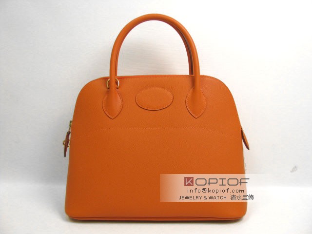 エルメス ボリード スーパーコピー31 ヴォーエプソン オレンジ her202