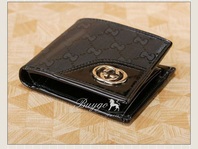 グッチ 財布 スーパーコピーグッチ PVC×レザー メンズ 二つ折り財布 ブラック 181671 A0V1N 1000 グッチ 財布 スーパーコピーグッチ PVC×レザー メンズ 二つ折り財布 ブラック 181671 A0V1N 1000