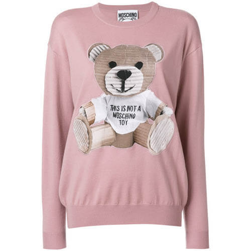 モスキーノ コピーMOSCHINO 2018 toy bear sweatsh スウェット パーカー