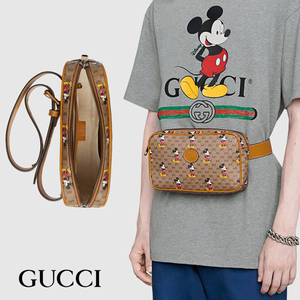 2020年春夏新作 DISNEY x グッチ ディズニー x グッチ偽物 ベルトバッグ belt bag 602695 HWUBM 8559