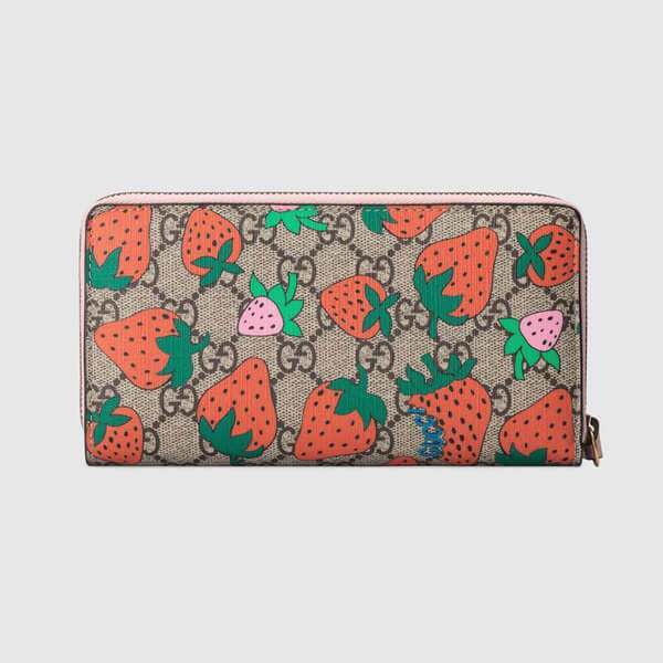 グッチ☆グッチ 苺 コピー ストロベリープリントGGウォレット 2020春夏の新作が登場 573865 GZRAT 8483 グッチ☆グッチ 苺 コピー ストロベリープリントGGウォレット 2020春夏の新作が登場 573865 GZRAT 8483