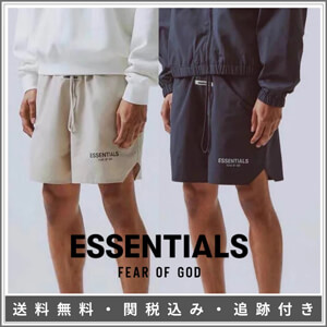 【大人気】essentials ハーフパンツ 偽物【Fear Of God】エッセンシャルズ パンツ アクティブショーツ 33900