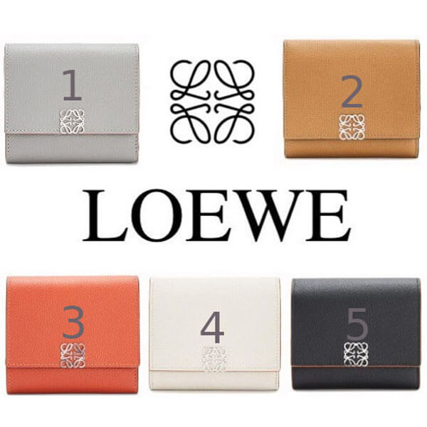ロエベ 財布 ミニ コピー 【ロエベ】アナグラムロゴ入り*TRIFOLDミニウォレット*C821TR2X02