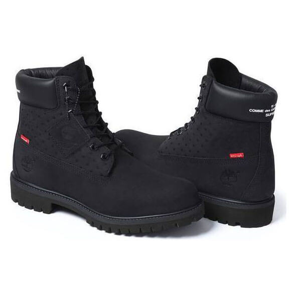 シュプリーム 靴 偽物 シュプリーム Timberland 6&quot; Boot x Comme des Garcons Black