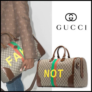 グッチ FAKE NOT 21AW グッチ ボストンバッグ 新作 グッチxディズニー ドナルドダックコピー 5479532GCBG