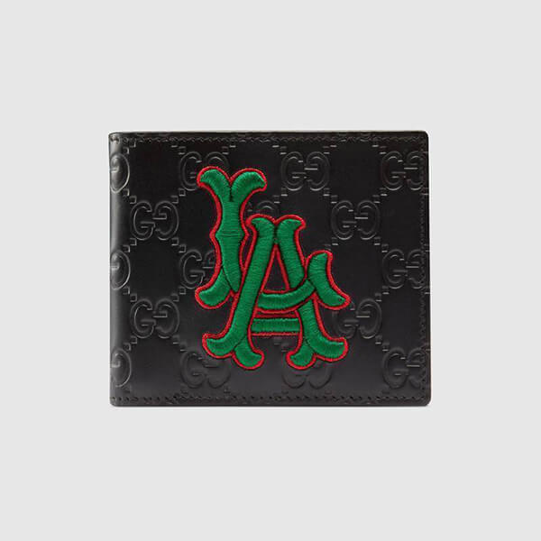 グッチ メジャーリーグ コラボ メンズ スリム 2つ折り財布 偽物 547787 DMTHN 3776 グッチ メジャーリーグ コラボ メンズ スリム 2つ折り財布 偽物 547787 DMTHN 3776