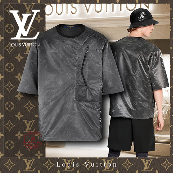 【21新作】 直営買付 ルイヴィトン テクニカルショートスリーブシャツ 1A8HJV