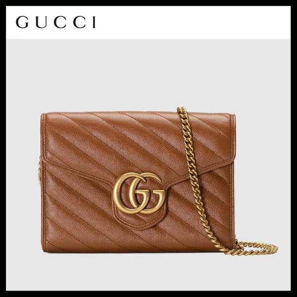★ 20AW新作 日本未発売【グッチ】 GG Marmont mini bag 474575 0OLFT 2535