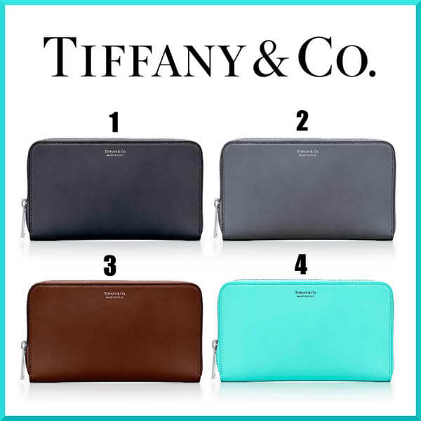 Tiffany &amp; Co(ティファニー) ジップ トラベル ウォレット コピー 4色展開