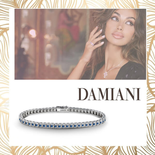 【DAMIANI】ダミアーニ☆ダイヤ&amp;サファイアブレスレット 20061343