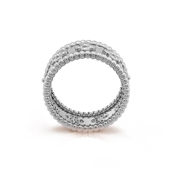 【Van Cleef&amp;Arpels】ペルレコピー クローバー リング ミディアム