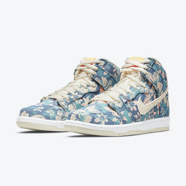 大人気＊ナイキ ダンク偽物SB Dunk High Hawaii＊CZ2232-300＊ハワイ花柄