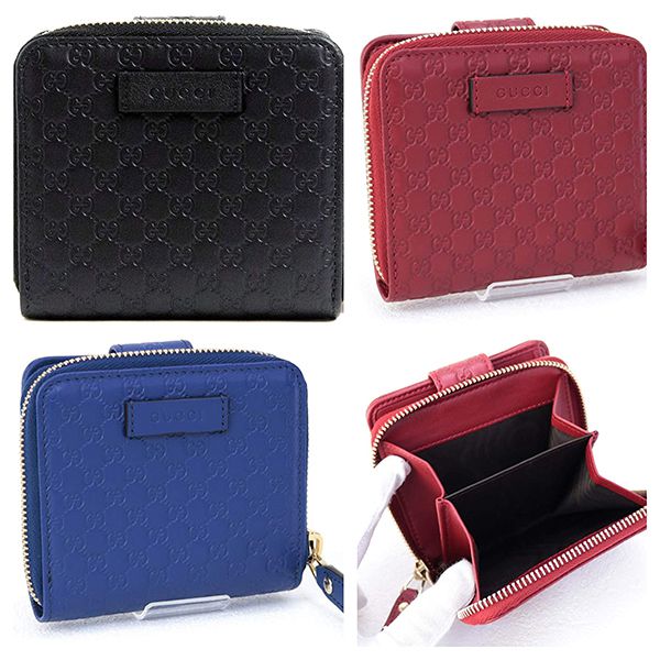 大人気グッチ GG シマ レザー折りたたみ コンパクト財布コピー449395 BMJ1G 大人気グッチ GG シマ レザー折りたたみ コンパクト財布コピー449395 BMJ1G