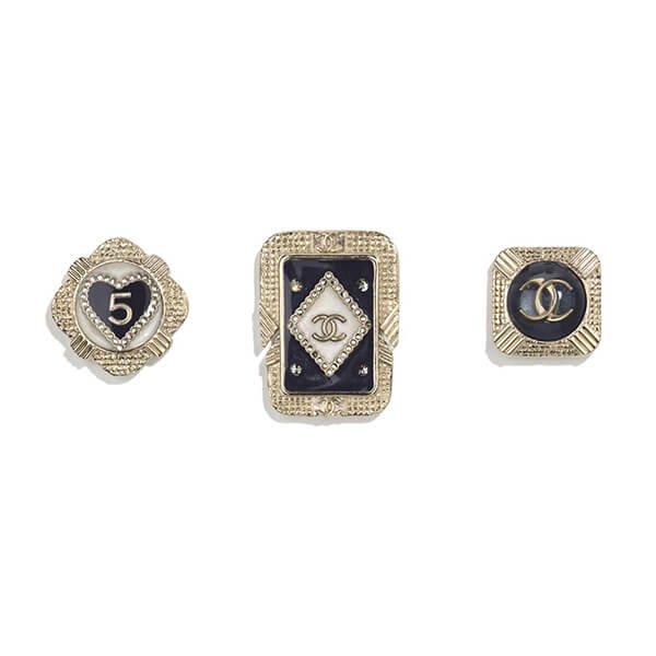 【21秋冬新作】シャネル ブローチ メタル レジン &amp; ストラス偽物 AB6690 B06194 ND236