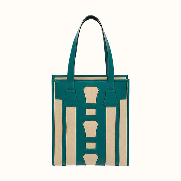 エルメス☆クロシェット トートバッグ コピー キャンバス レザー H1066848 B3