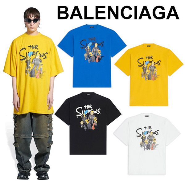 バレンシアガ ザシンプソンズ コラボ Tシャツ 偽物 676589TLVG77200 バレンシアガ ザシンプソンズ コラボ Tシャツ 偽物 676589TLVG77200