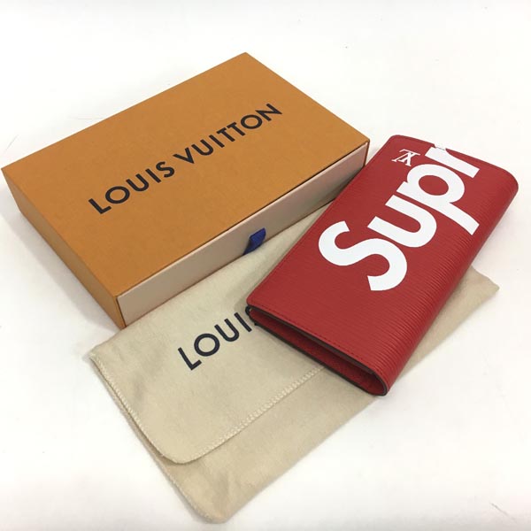 ルイヴィトン 財布 コピー x シュプリーム ルイ・ヴィトン シュプリーム 二つ折 長財布 ポルトフォイユ ブラザ