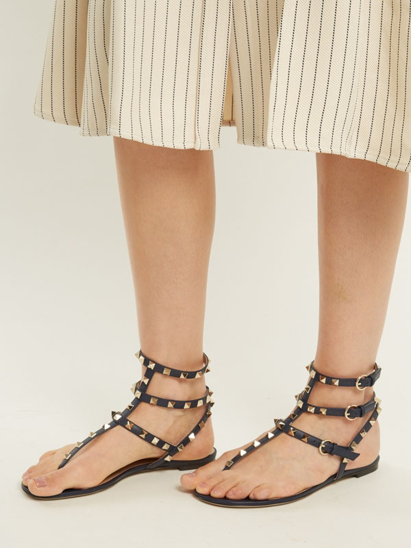 2018SS新作 VALENTINO Rockstud サンダル ミュール ヴァレンティノ 靴 スタッズ コピー