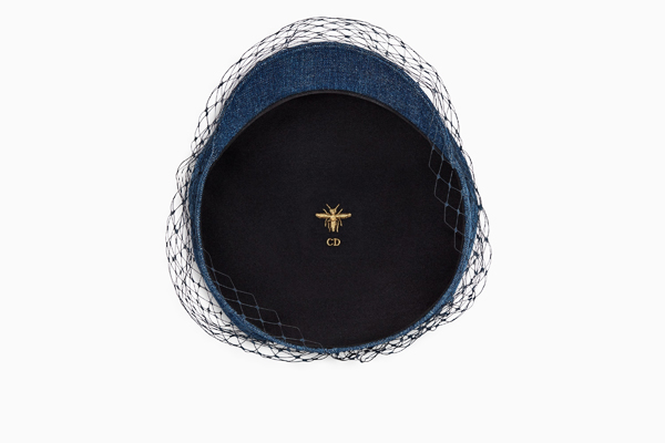 2019新作人気 ディオール キャップスーパーコピー ディオール BERET A VOILETTE NOIR ET DENIM