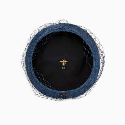 2019新作人気 ディオール キャップスーパーコピー ディオール BERET A VOILETTE NOIR ET DENIM 