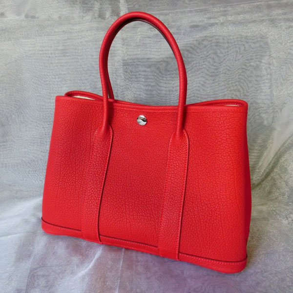 エルメスコピー ガーデンパーティー30 ROUGE PIMENT ルージュピマン トートバック