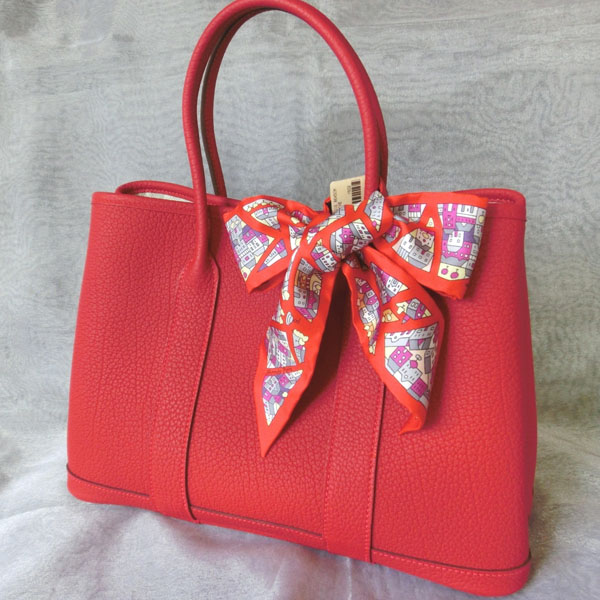 エルメスコピー ガーデンパーティー30 ROUGE PIMENT ルージュピマン トートバック
