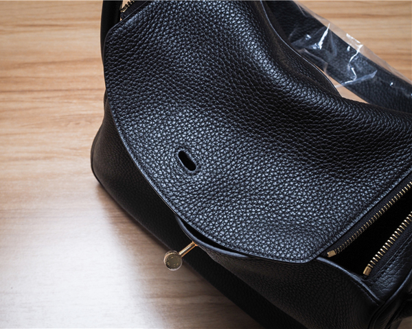 エルメス リンディ30バッグ ブラックXシルバー金具 エルメス lindy 30 H070448CKAF