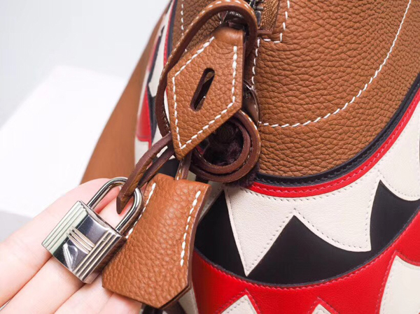 エルメス エルメス ボリード シャーク 45 トゴ シルバー金具 X刻印 Bolide 45